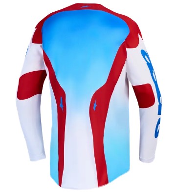 Мотокрос джърси ALPINESTARS RACER HUNT WHT/RED/BLU — снимка 2