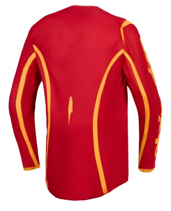 Мотокрос джърси ALPINESTARS FLUID APEX V2 RED/GLD — снимка 2