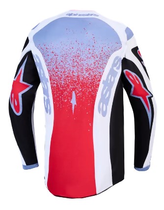 Мотокрос джърси ALPINESTARS FLUID DRAG BK/WH/BL/RD — снимка 2