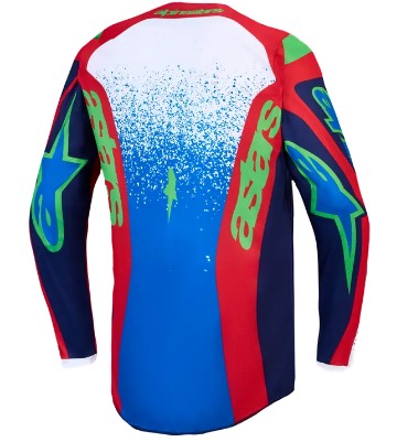 Мотокрос джърси ALPINESTARS FLUID DRAG BL/NV/RD/WH — снимка 2