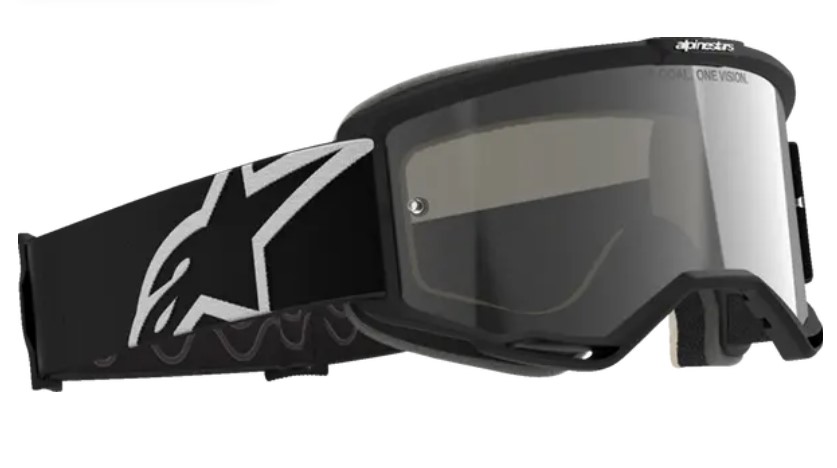 Мотокрос очила ALPINESTARS VISION 5 CORP 2 BLK WH MIR MIRROR-SILVER — снимка 3