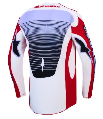 Мотокрос джърси ALPINESTARS TECHSTAR MAVEN RED/WH/BK — снимка 2