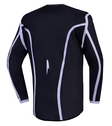 Детско мотокрос джърси Alpinestars FLUID APEX V2 BLACK/SIL — снимка 2