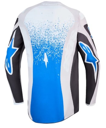 Детско мотокрос джърси Alpinestars FLUID DRAG GRY/LIL/BL — снимка 2