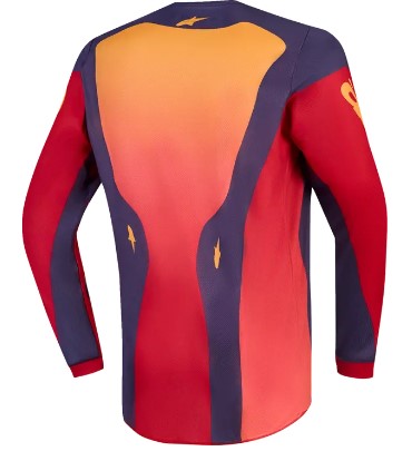 Детско мотокрос джърси Alpinestars FLUID HUNT RED/CORAl — снимка 2