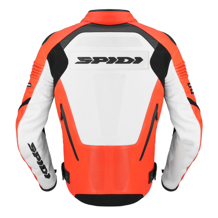 Кожено яке за мотор SPIDI HYPER-V PRO PERFORATED RED/WHITE/BLACK — снимка 5