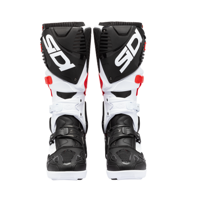 Мотокрос ботуши SIDI CROSSFIRE 3 SRS WHITE/BLACK/RED — снимка 5