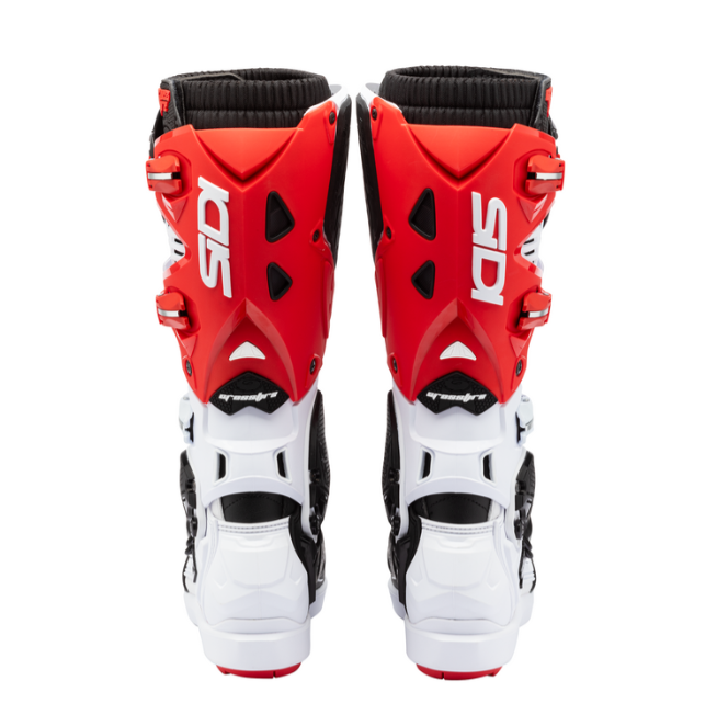 Мотокрос ботуши SIDI CROSSFIRE 3 SRS WHITE/BLACK/RED — снимка 4