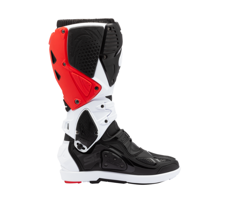 Мотокрос ботуши SIDI CROSSFIRE 3 SRS WHITE/BLACK/RED — снимка 2