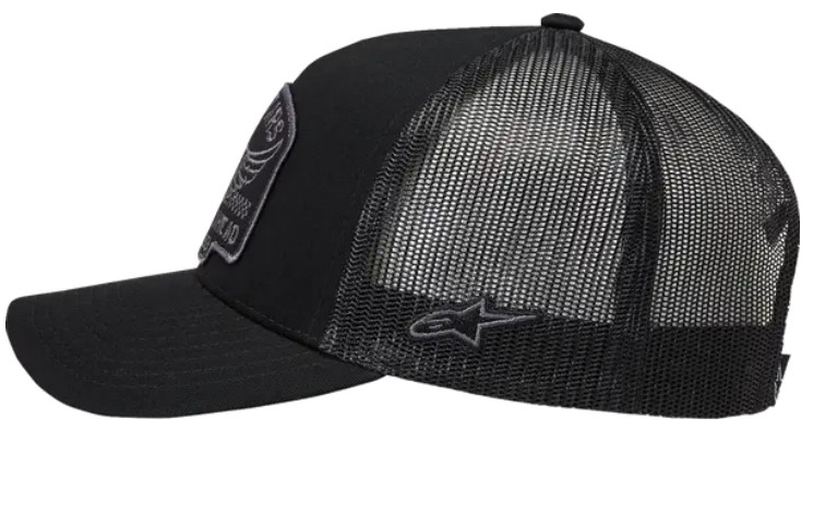 Шапка ALPINESTARS CRV BILL TRUCK HERITAGE PATCH BLACK/GRY — снимка 2