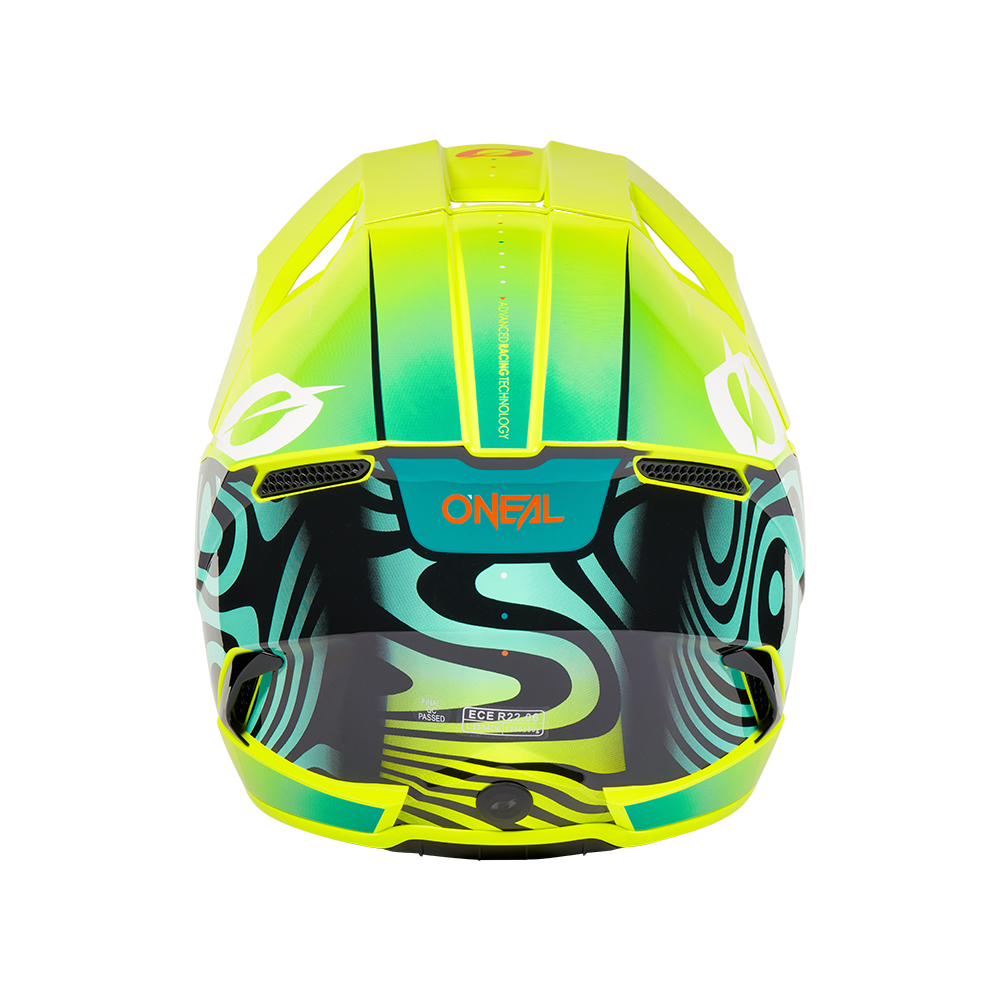 Детска мотокрос каска O'NEAL 3SERIES NOVA NEON YELLOW V.27 — снимка 2