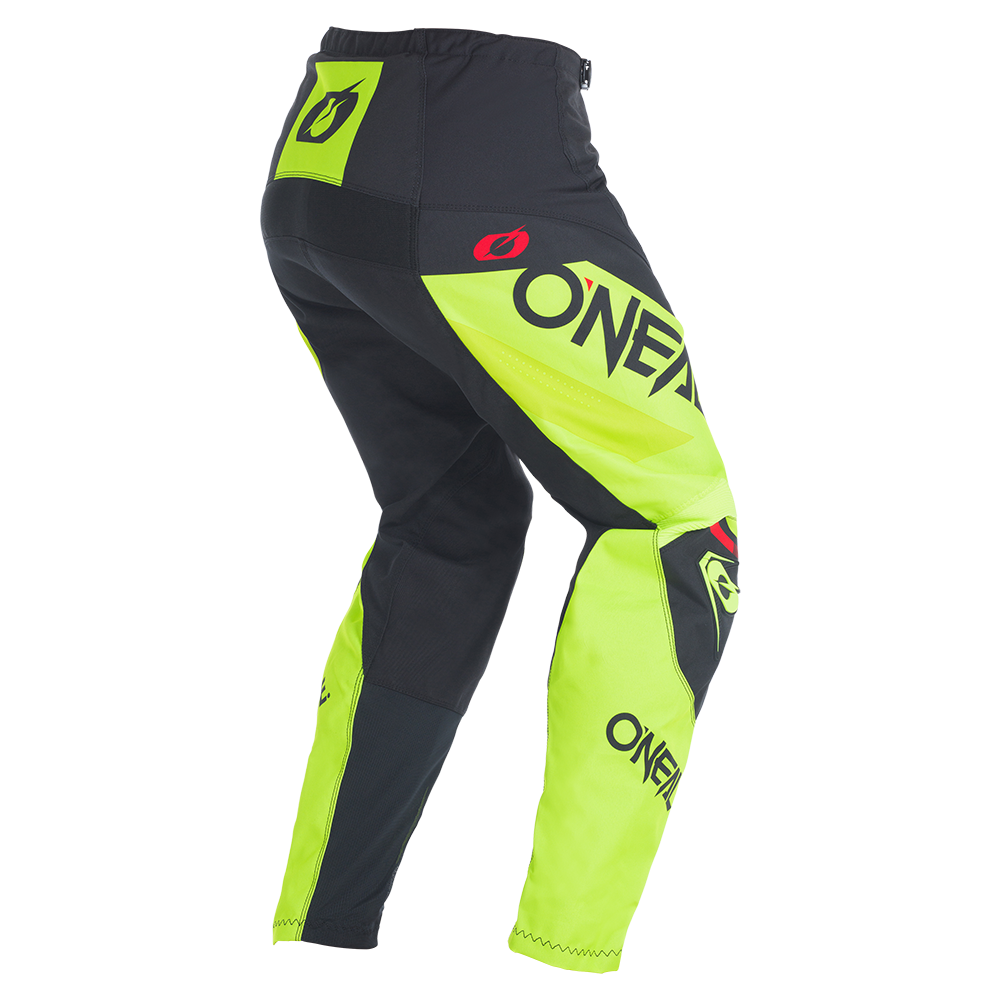 Мотокрос брич O'NEAL ELEMENT FACTOR BLACK/NEON YELLOW V.27 — снимка 2