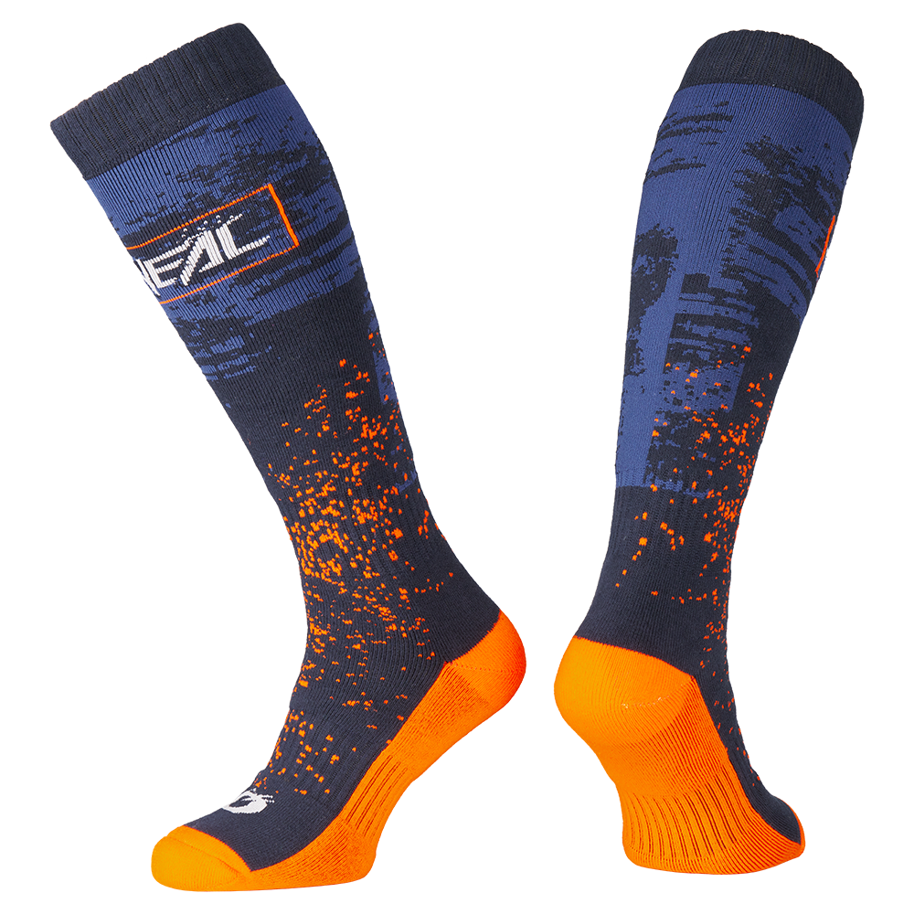 Термо чорапи O'NEAL PRO MX PAINT BLUE/ORANGE V.27
