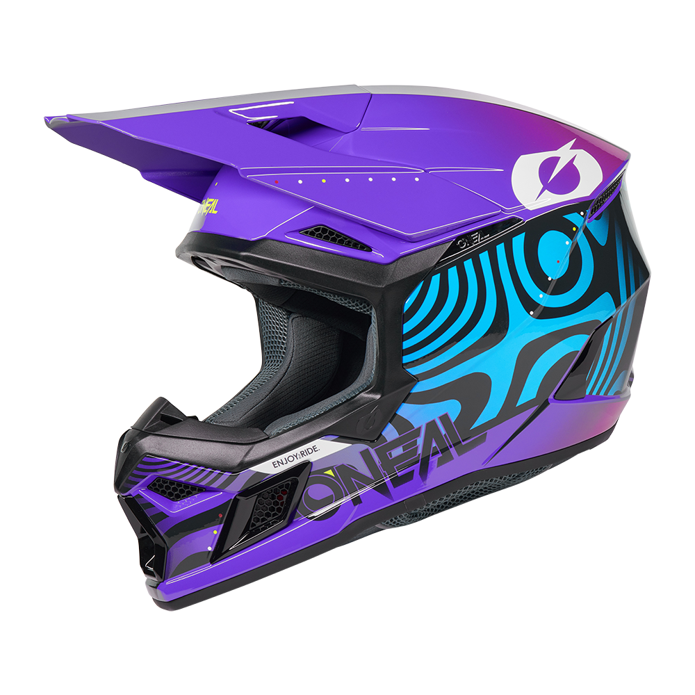 Мотокрос каска O'NEAL 3SERIES NOVA PURPLE V.27