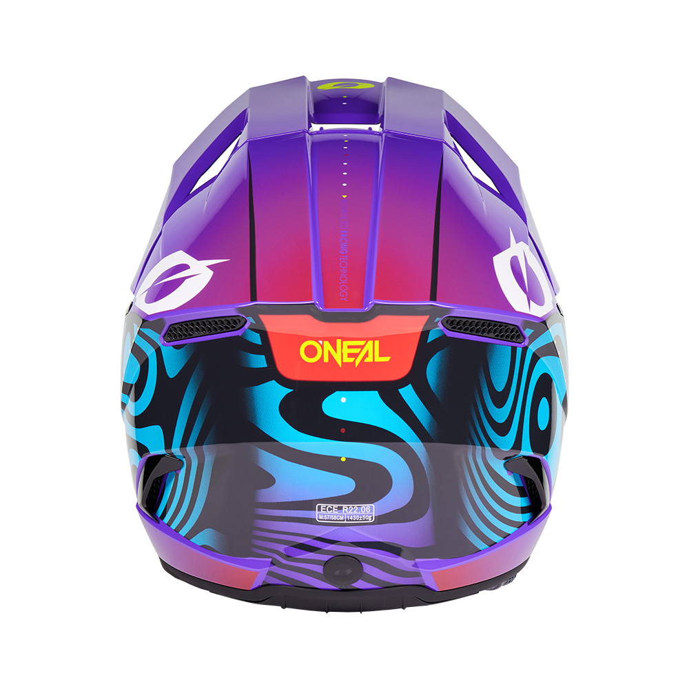 Мотокрос каска O'NEAL 3SERIES NOVA PURPLE V.27 — снимка 2