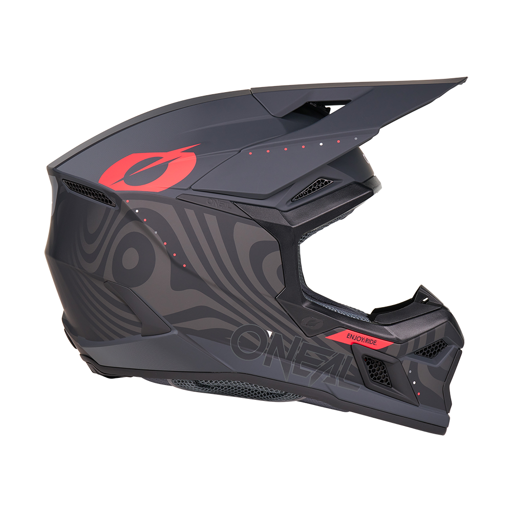 Мотокрос каска O'NEAL 3SERIES NOVA BLACK V.27 — снимка 4