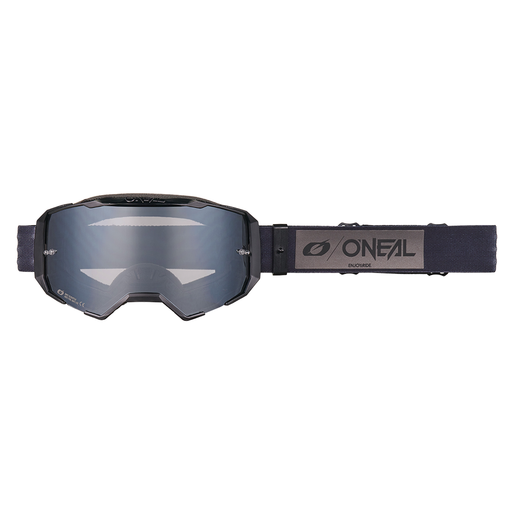Мотокрос очила O'NEAL B-22 CORE BLACK/GRAY - SILVER MIRROR