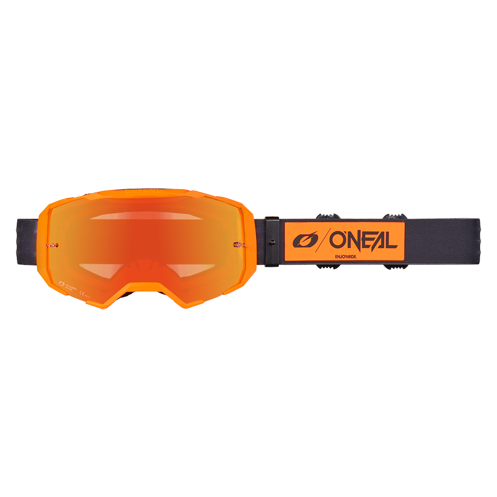 Мотокрос очила O'NEAL B-22 CORE BLACK/ORANGE - RADIUM RED