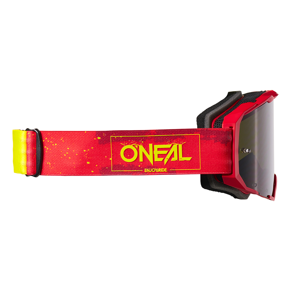 Мотокрос очила O'NEAL B-22 PAINT RED/NEON YELLOW - GRAY — снимка 4