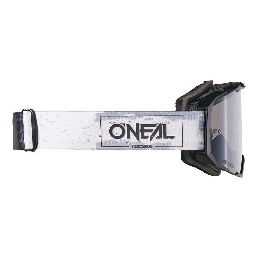 Мотокрос очила O'NEAL B-22 PAINT WHITE/BLACK - SILVER MIRROR — снимка 4