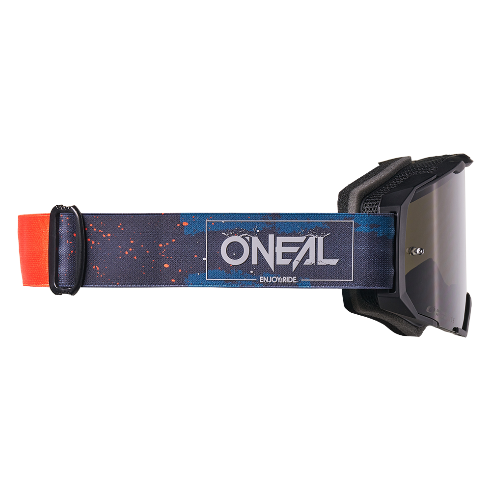 Мотокрос очила O'NEAL B-22 PAINT BLUE/ORANGE - GRAY — снимка 4
