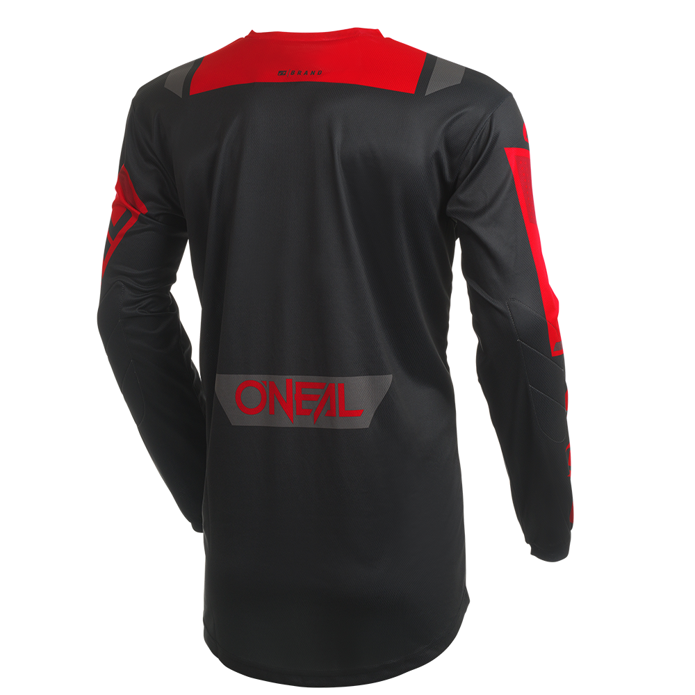 Мотокрос блуза O`NEAL ELEMENT FACTOR BLACK/RED V.27 — снимка 2