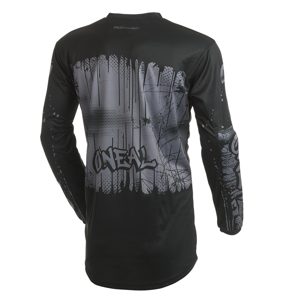 Мотокрос блуза O`NEAL ELEMENT RANCID BLACK/GRAY V.27 — снимка 2