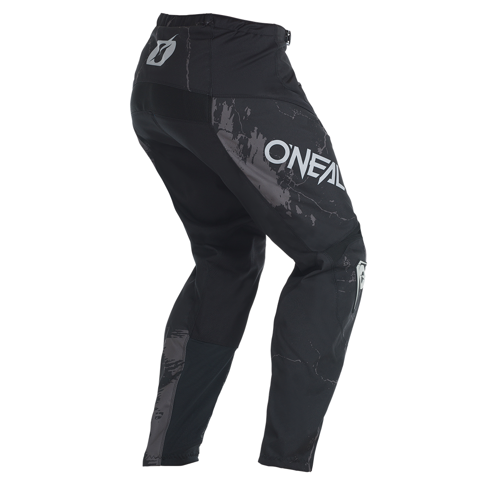 Мотокрос брич O'NEAL ELEMENT ACID BLACK/GRAY V.27 — снимка 2