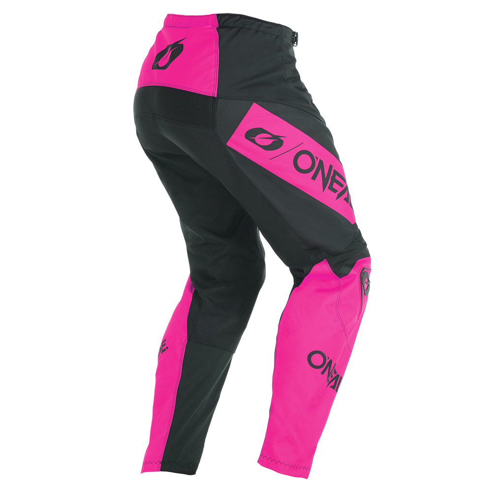 Дамски мотокрос брич O’NEAL ELEMENT RACEWEAR BLACK/PINK V.27 — снимка 2