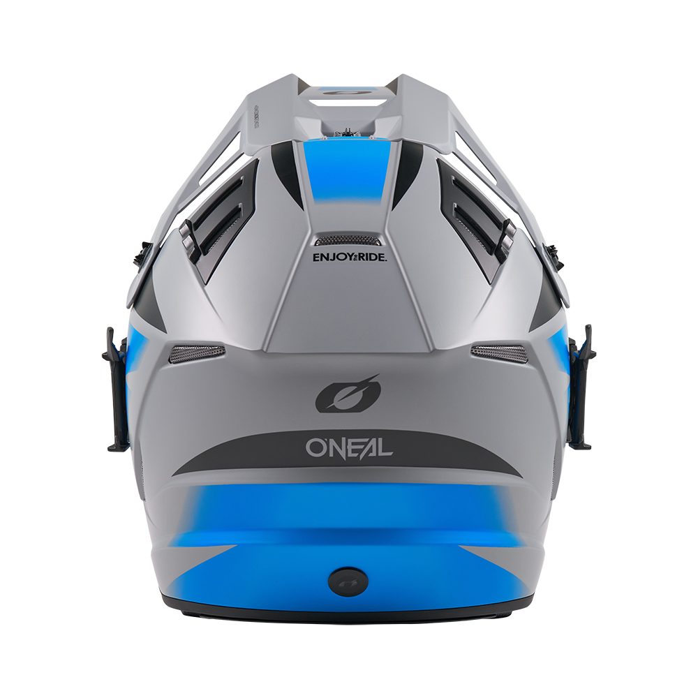 Ендуро каска O'NEAL EX-SRS MAGMA GRAY/BLUE V.27 — снимка 2