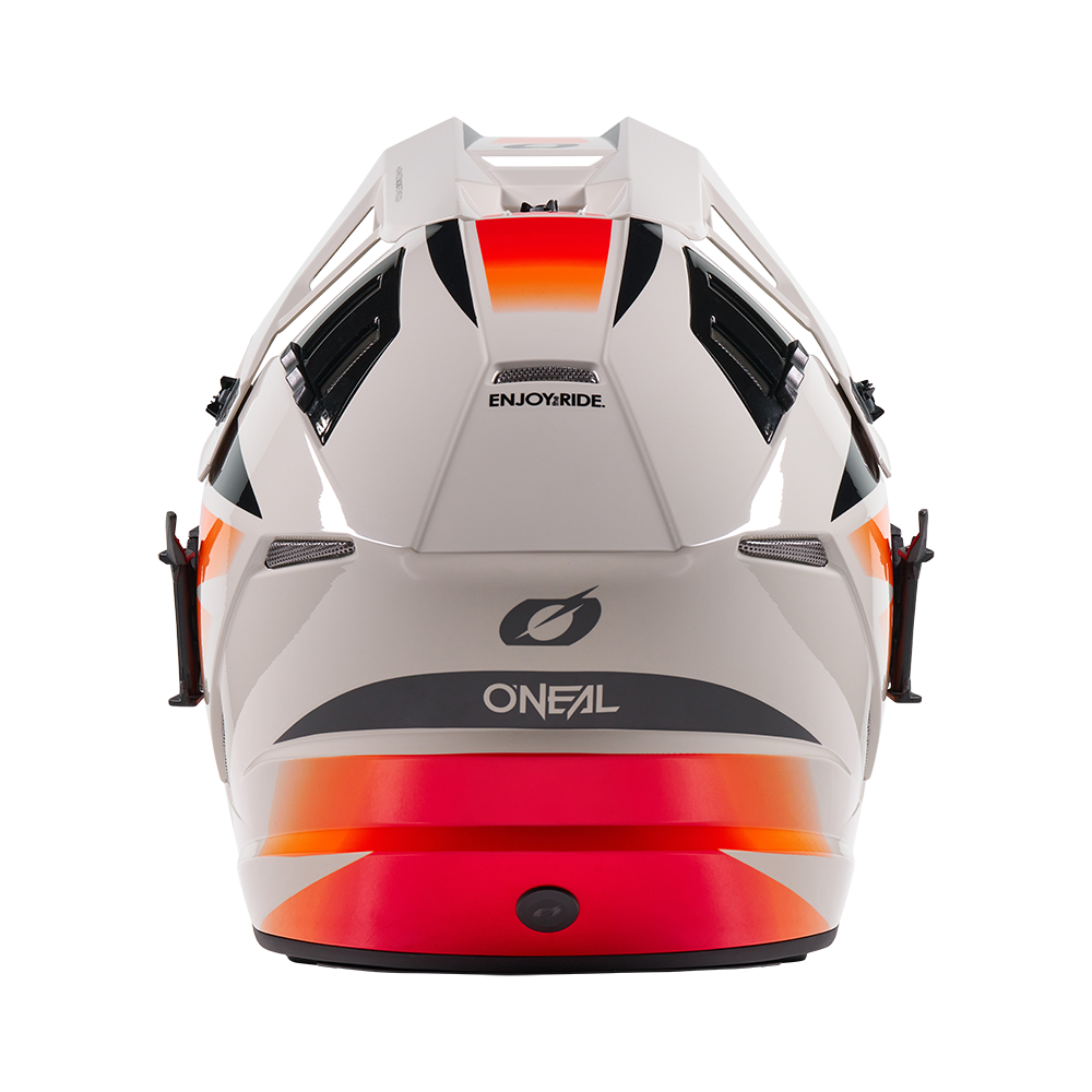 Ендуро каска O'NEAL EX-SRS MAGMA GRAY/ORANGE V.27 — снимка 2