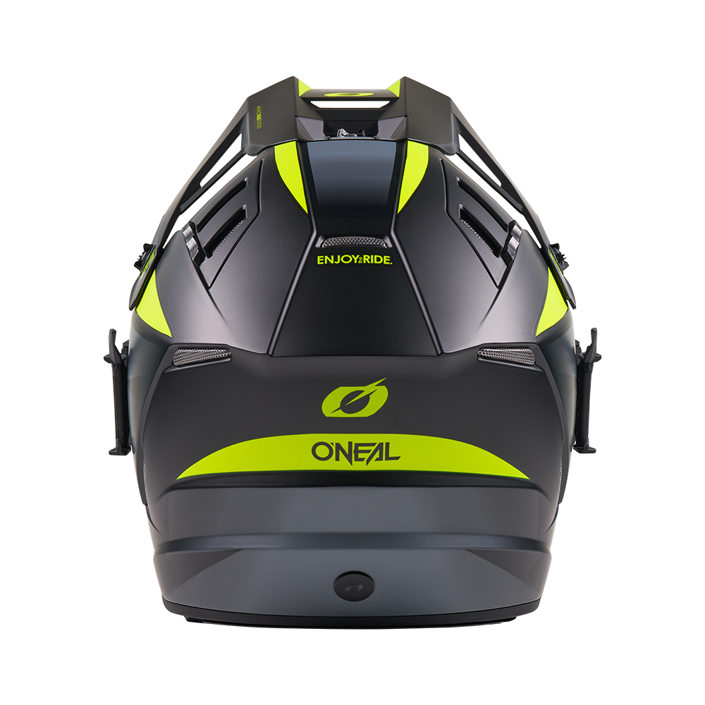 Ендуро каска O'NEAL EX-SRS MAGMA BLACK/NEON YELLOW V.27 — снимка 2