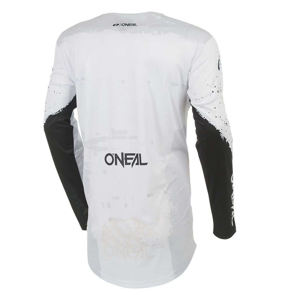 Мотокрос блуза O'NEAL MAYHEM PAINT WHITE/BLACK V.27 — снимка 2