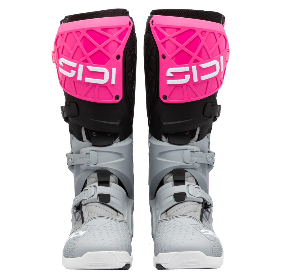 Мотокрос ботуши SIDI CROSSAIR X GREY/FLUO PINK — снимка 3