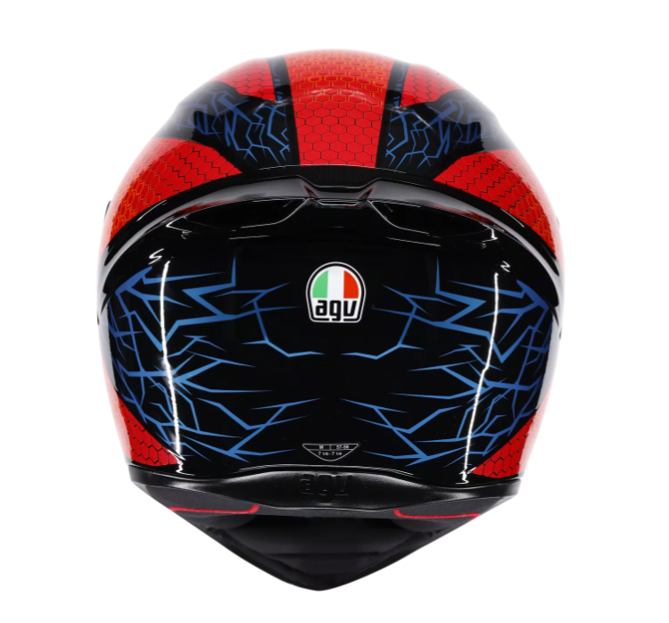 Каска за мотор AGV K1 S SPEEDARMOR BLACK/ORANGE/BLUE — снимка 2