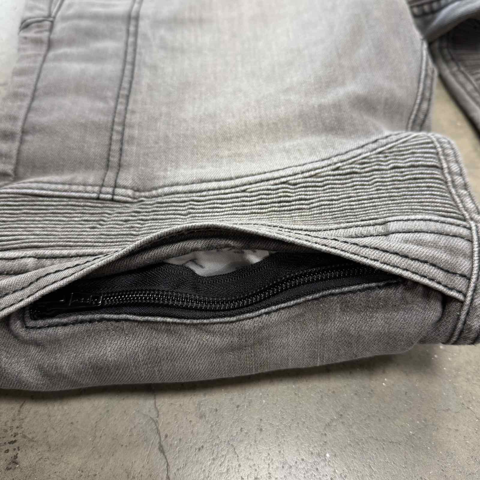 Дънки за мотор Trilobite 25602 Micas Urban doublelayer AAA GREY - върната бройка — снимка 3