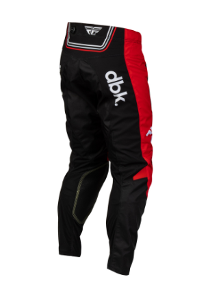 Мотокрос брич FLY RACING Kinetic DBK Pants - Black/Red/White — снимка 3
