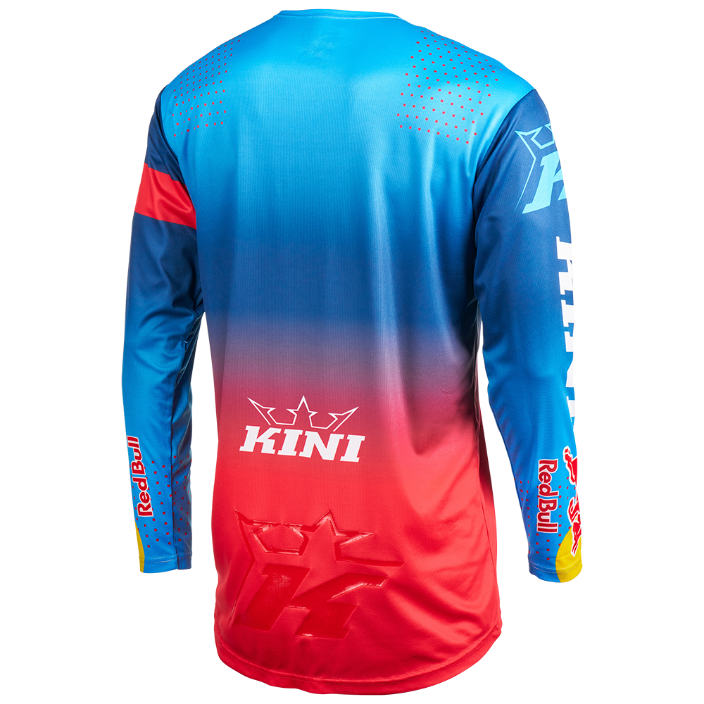 Мотокрос блуза KINI RED BULL MXC 2.0 BLUE/RED — снимка 2