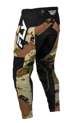 Мотокрос брич FLY RACING Evolution DST Hunt Pants - Black/Camo — снимка 2