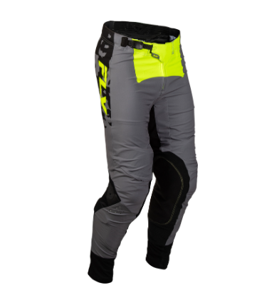Мотокрос брич FLY RACING Lite Flake - Grey/Hi-Vis/Black — снимка 2