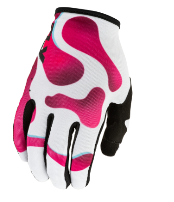 Мотокрос ръкавици FLY RACING Lite White/Pink/Blue