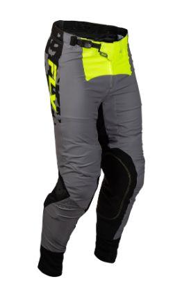 Детски мотокрос брич FLY RACING Lite Flake - Grey/Hi-Vis/Black — снимка 2