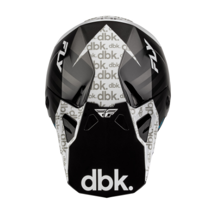 Детска мотокрос каска FLY RACING Formula CP DBK - Black/White/Grey — снимка 2