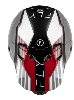 Мотокрос каска FLY RACING Formula CC Strike- Grey/Red/Black/White — снимка 2