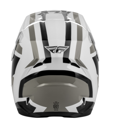 Мотокрос каска FLY RACING Kinetic Sync - White/Black/Grey — снимка 3