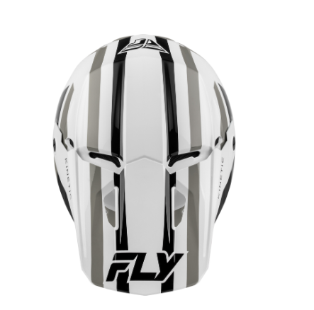 Мотокрос каска FLY RACING Kinetic Sync - White/Black/Grey — снимка 2