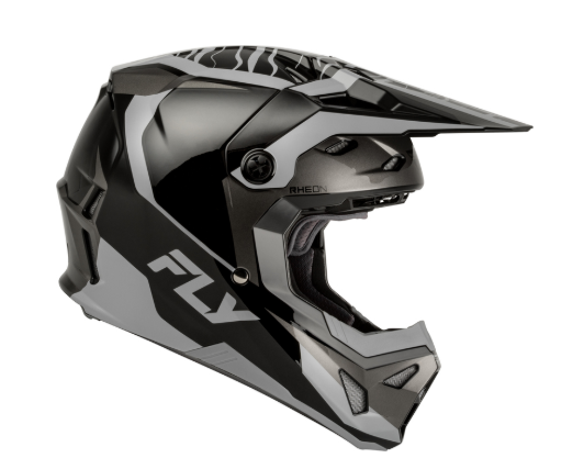 Мотокрос каска FLY RACING Formula CP Charge - Black/Grey/Light Grey — снимка 3