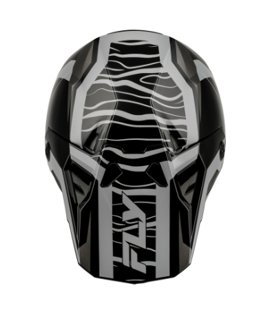 Мотокрос каска FLY RACING Formula CP Charge - Black/Grey/Light Grey — снимка 2