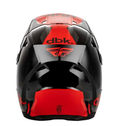 Мотокрос каска FLY RACING Kinetic DBK 27 - Black/Red/Grey — снимка 2