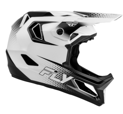Детска вело каска FLY RACING Rayce Sonar - Black/White — снимка 4